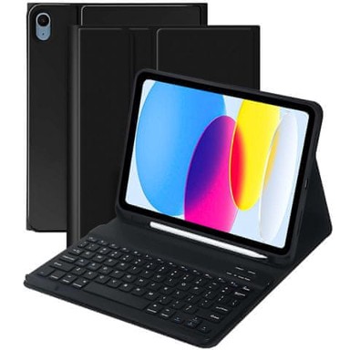 ALOGY Futrola s tipkovnicom i držačem za olovku za Apple iPad 11" 2025 / iPad 10.9" 2022, crna